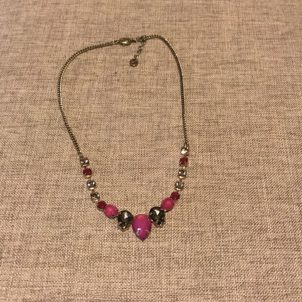 TheLoft - Pink and grey costume necklace
